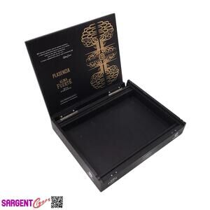 Plasencia Alma Fuerte Sixto Empty Wooden Cigar Box 10x8.25x1.5